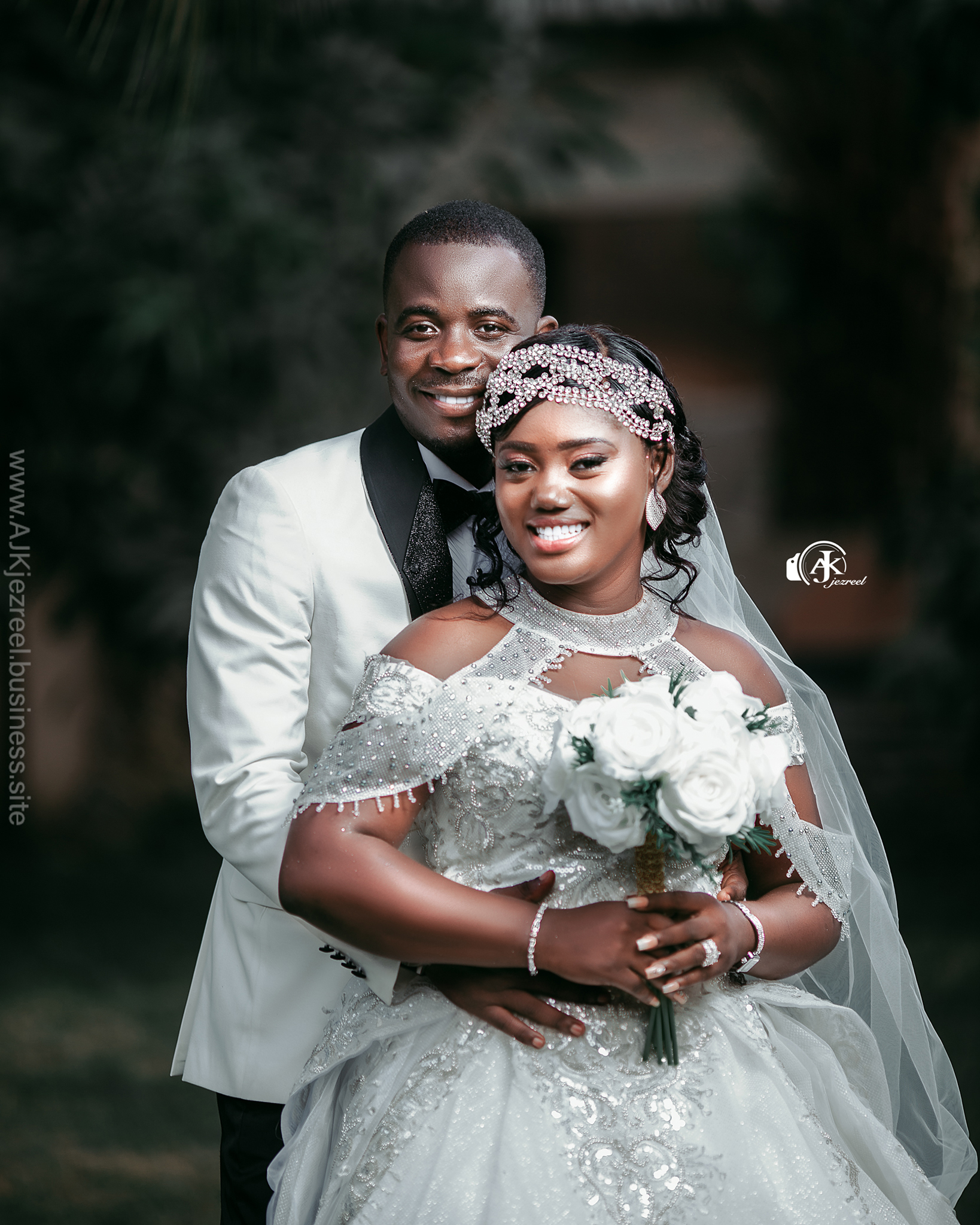 Granola with cherries and strawberries